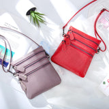 Women's Soft Leather Shoulder Bags Multifunctional Handbag