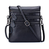 Women's Soft Leather Shoulder Bags Multifunctional Handbag