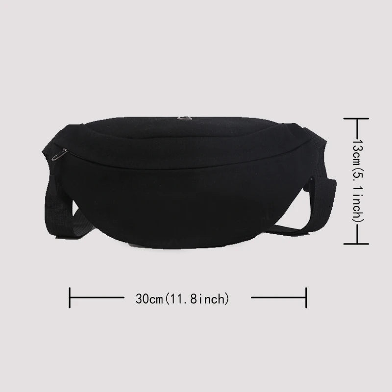 Bear Series Waist Bag Chest Messenger Outdoor Sport Crossbody Phone Purses