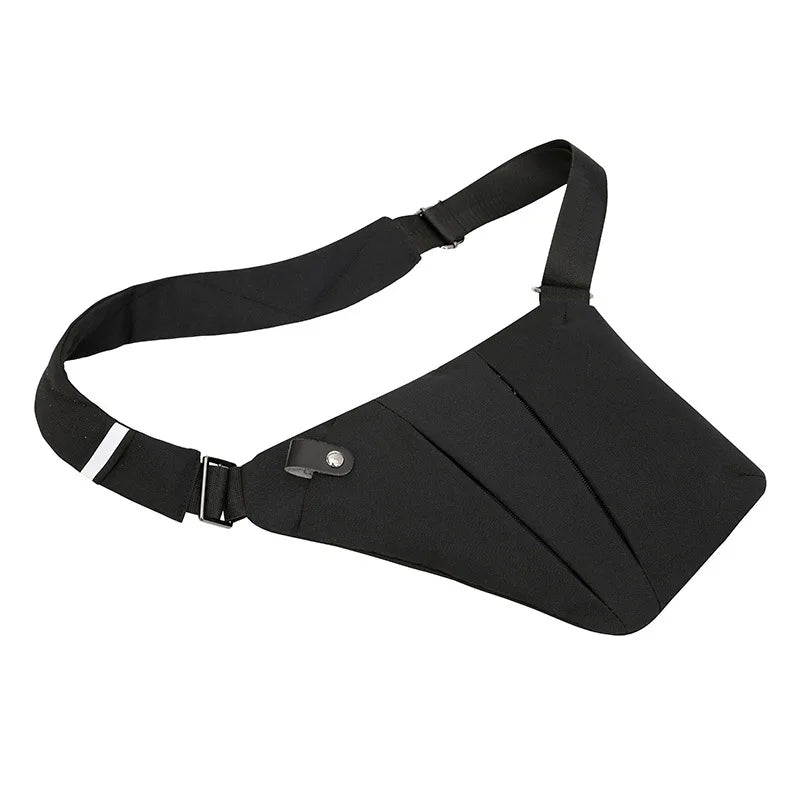 Casual Shoulder Bag with Multiple Pockets, Glasses Holder