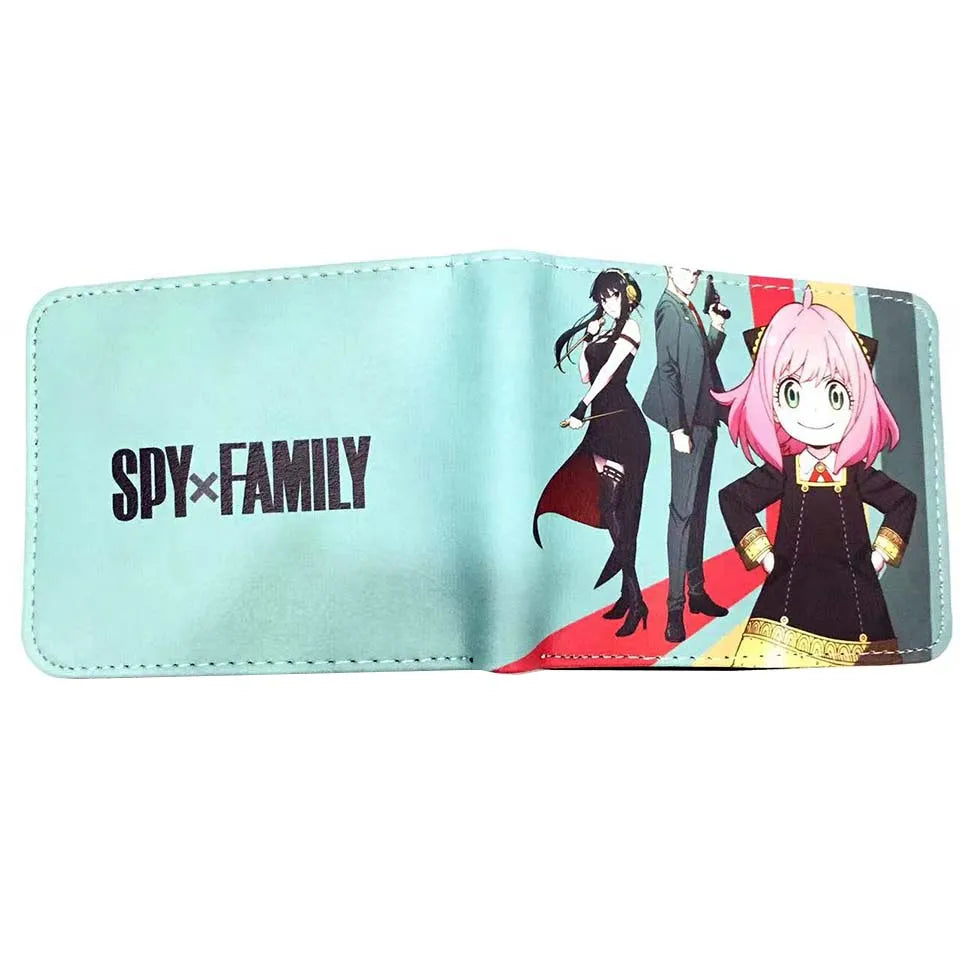 Cartoon Print Zipper Pouch Wallet for Photo Holder