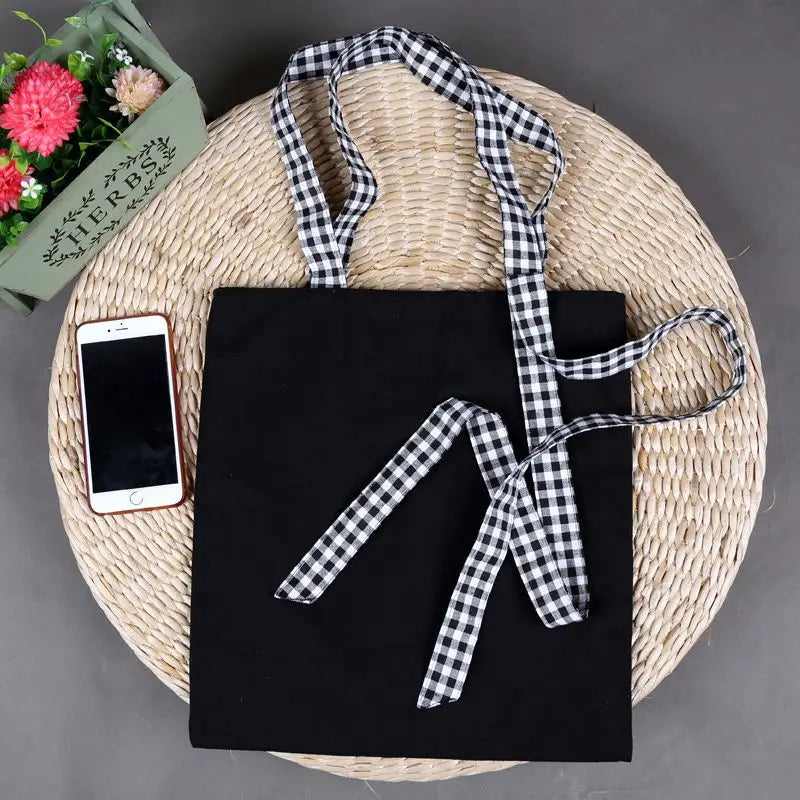 Bowknot Canvas Women Messenger Bags Small Shoulder Girls Handbags Crossbody Bags