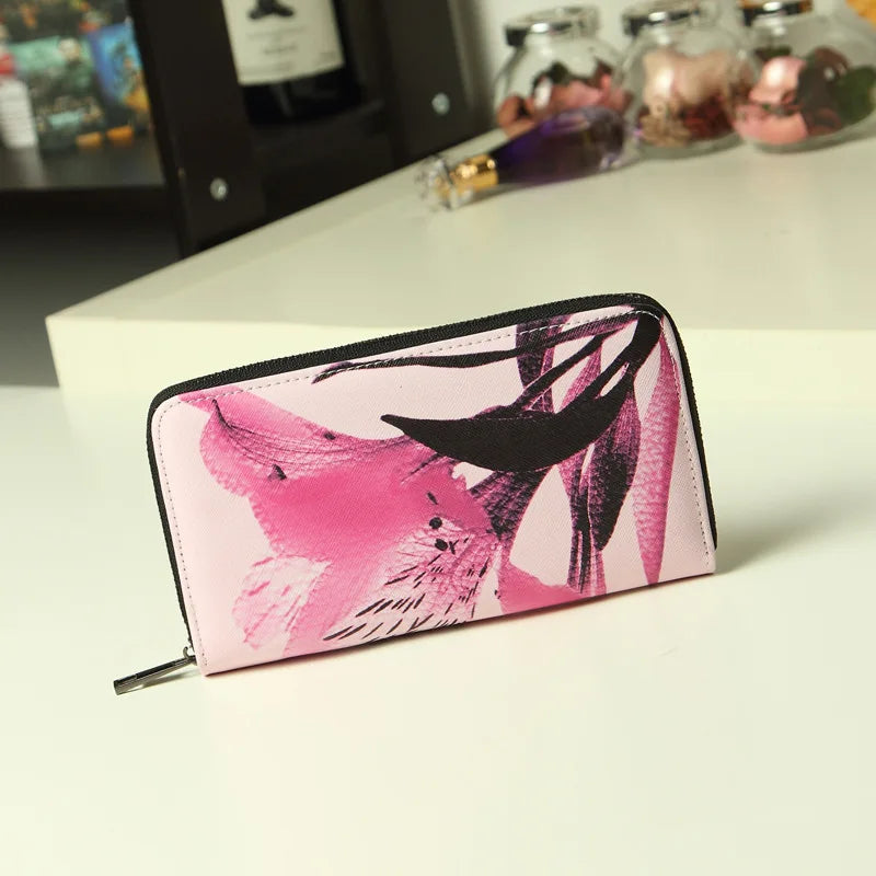 Cartoon Cat Ladies Clutch Wallet Famous Design High Quality Purse