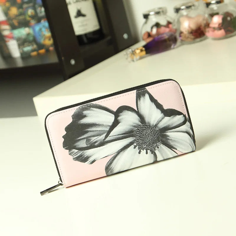 Cartoon Cat Ladies Clutch Wallet Famous Design High Quality Purse