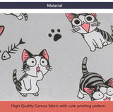 Cat Print School Backpack for Girls - Laptop Backpack for Teens