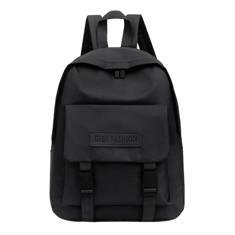 Waterproof Nylon Lady Backpack Girl School Travel Bag Multi-Pocket Backpack