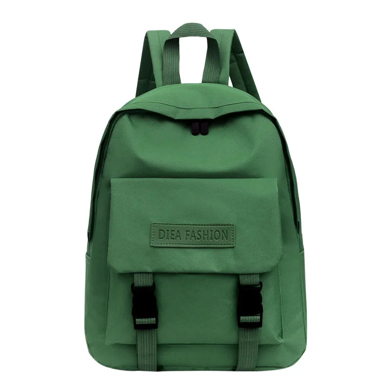 Waterproof Nylon Lady Backpack Girl School Travel Bag Multi-Pocket Backpack