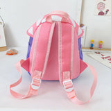 Kids Mushroom House Kindergarten Shoulder Backpack Boy Girl Travel Snack Bag