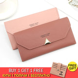Ladies Long Student Purse Multi-Function Handbag