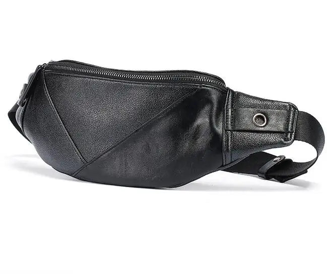 Men's Casual Shoulder Bag with Pockets