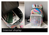 Unicorn Backpack for Girls, Student School Bag with Sequins