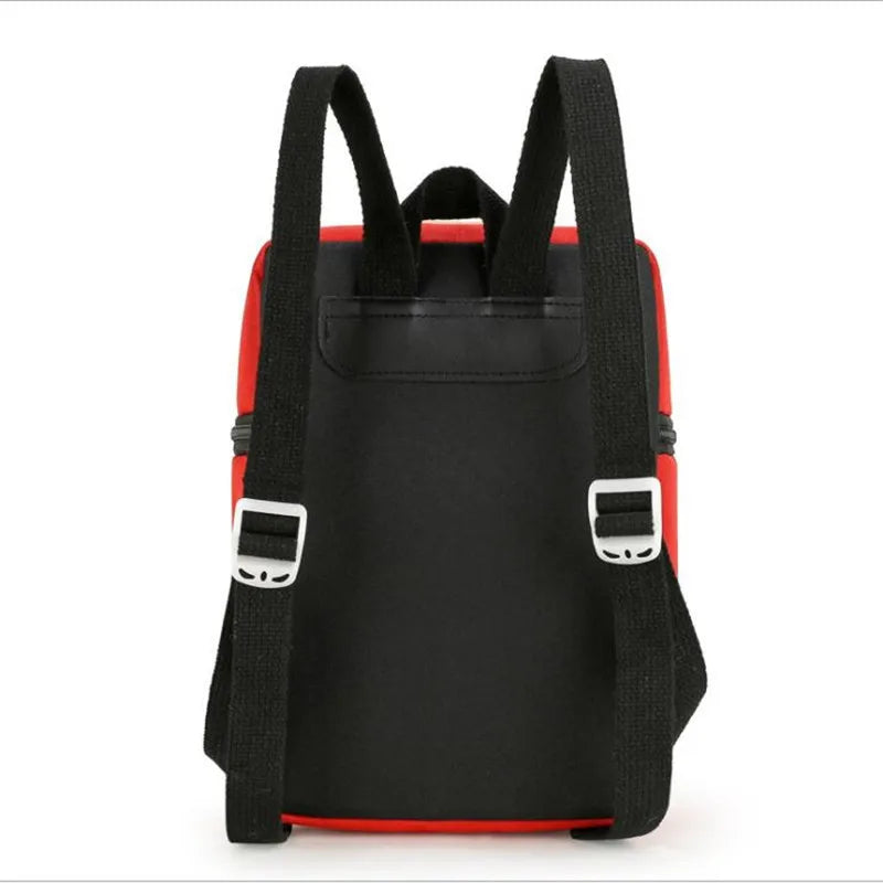 Cartoon Car Canvas Schoolbag for Boys 2-6 Years