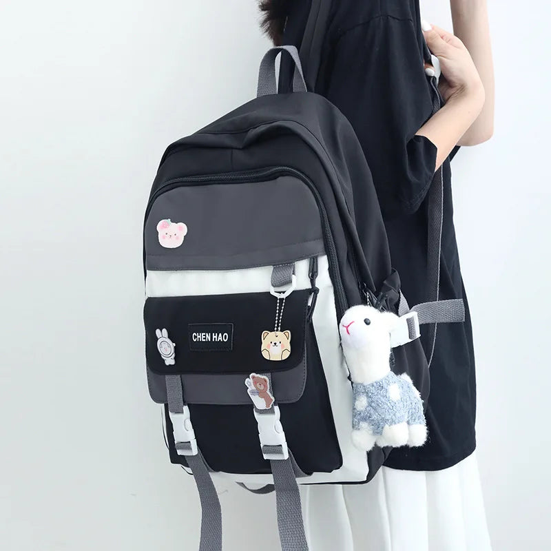 High-Capacity School Bag for Students and College Campus