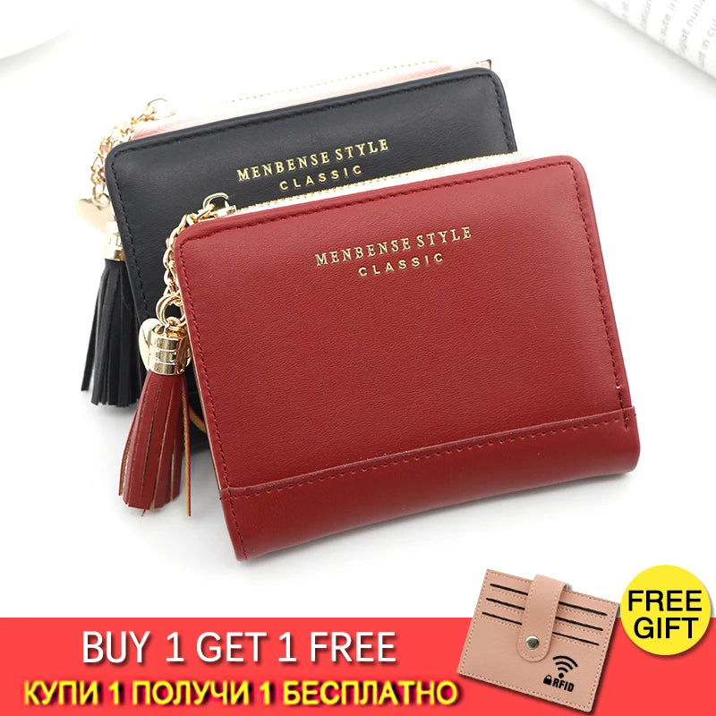 Women's Large Zipper Wallet for Banknotes