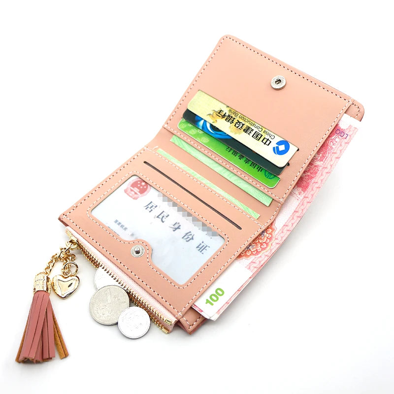 Women's Large Zipper Wallet for Banknotes