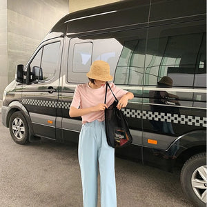 Transparent Gauze Shoulder Bag Light Shopping Bag Beach Handbag