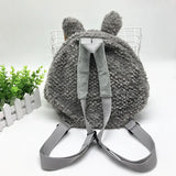 Girls Plush Cat School Bag Student Cartoon Doll Backpack