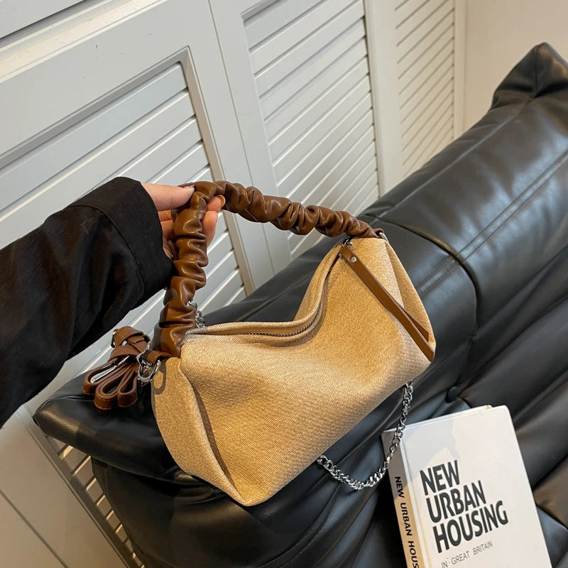 Chain Women Shoulder Bag Top Handle Handbags Crossbody Totes Purses Wallet