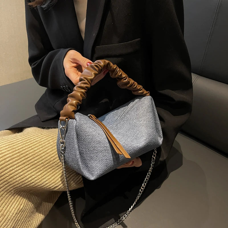 Chain Women Shoulder Bag Top Handle Handbags Crossbody Totes Purses Wallet