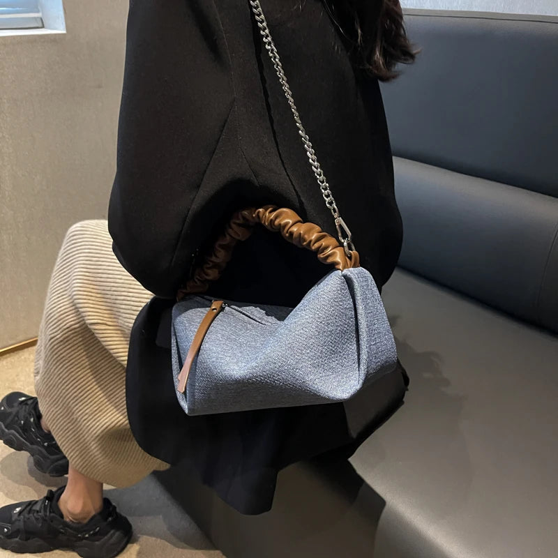 Chain Women Shoulder Bag Top Handle Handbags Crossbody Totes Purses Wallet