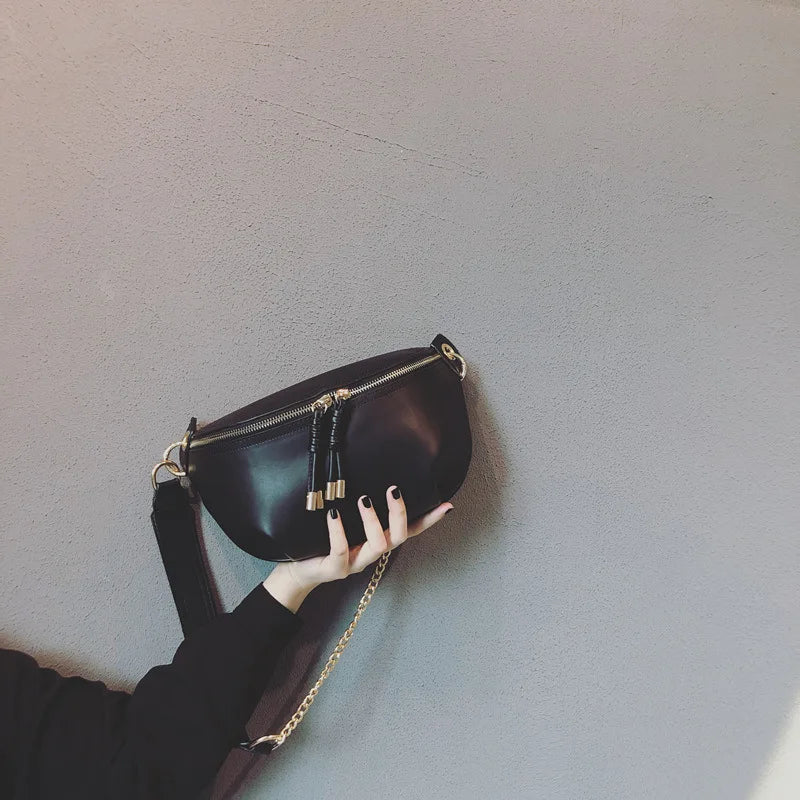 Newhotstacy Chain Bag Single Shoulder Chest Bag