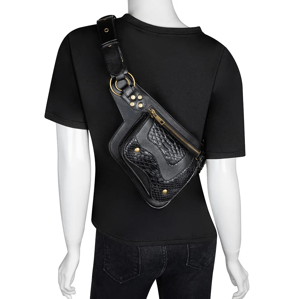 Steampunk Tactical Chest Bag for Women