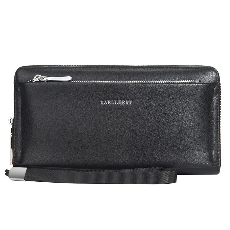 Men's Long Wallet Zipper Clutch Large Capacity Handbag