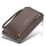 Men's Long Wallet Zipper Clutch Large Capacity Handbag