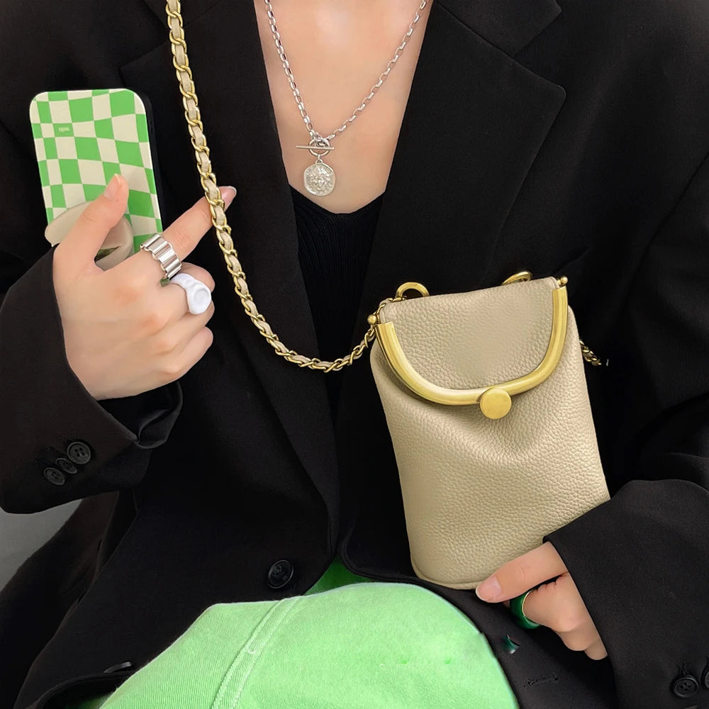 Cigarette Case Handbag Chain Mobile Phone Bag Mini Shoulder Bag