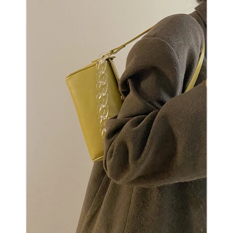 Chic Square Chain Messenger Bag for Women