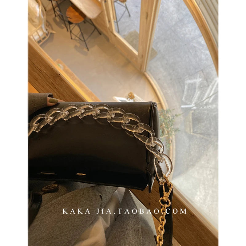 Chic Square Chain Messenger Bag for Women