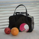 PU Luggage Hollow Out Travel Bag Handbag Duffle