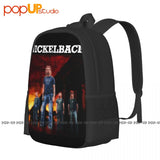 Nickelback Long Road Tour 2004 Backpack Art Print Travel Bag