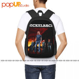 Nickelback Long Road Tour 2004 Backpack Art Print Travel Bag