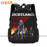 Nickelback Long Road Tour 2004 Backpack Art Print Travel Bag
