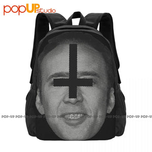Nicolas Cage Meme Satanic Backpack Multi-function Gym/Shopping Bag