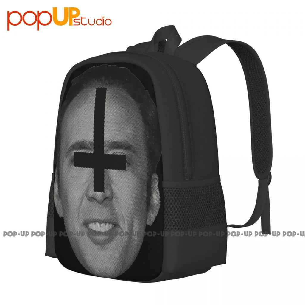 Nicolas Cage Meme Satanic Backpack Multi-function Gym/Shopping Bag