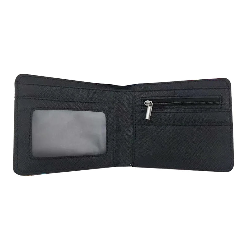 Cartoon PU Leather Wallet Student Boy Girl Short Wallet