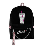 Charli D'Amelio Backpack Kpop Key Chain Bag Boys Girls Candy Backpack