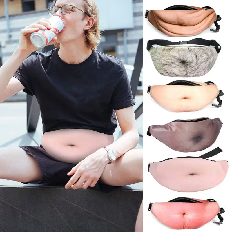 Beer Belly Fanny Pack Dad Bod Waist Bag