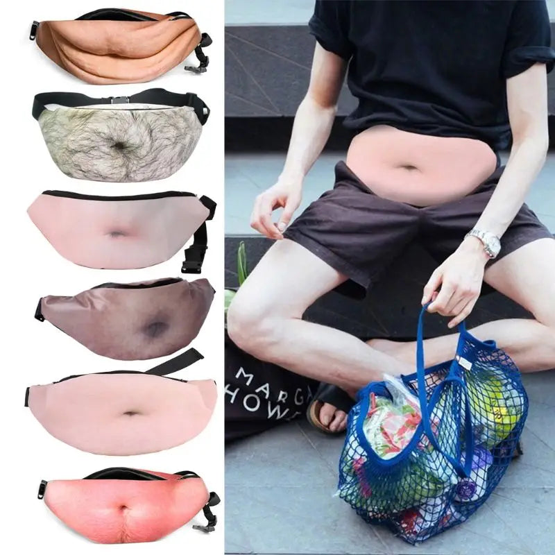 Beer Belly Fanny Pack Dad Bod Waist Bag