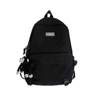Nylon Backpack For Women School Shoulder Bag Bagpack