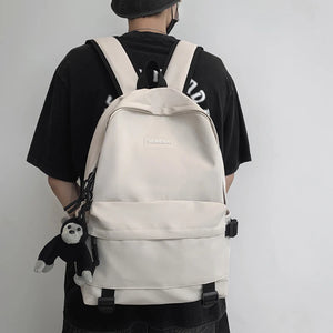 Nylon Backpack For Women School Shoulder Bag Bagpack