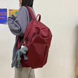 Nylon Backpacks Women Irregular Zipper Large Capacity Backpack