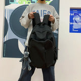 Nylon Backpacks Women Irregular Zipper Large Capacity Backpack