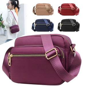 Casual Nylon Crossbody Bag for Women Waterproof Messenger Purse