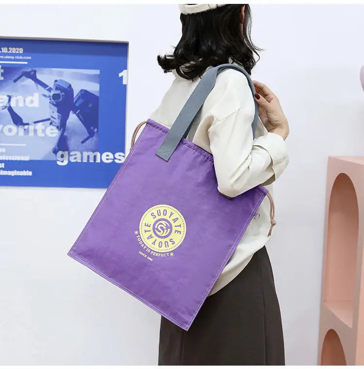 Nylon Graffiti Women Shoulder Bags Female Bags Flower Print Ladies Handbags