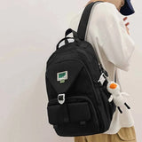 Fluorescent Green Large-capacity Student Backpack