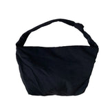 Nylon Shoulder Strap Knotted Retro Large-capacity Woman Shopping Dumpling Bag