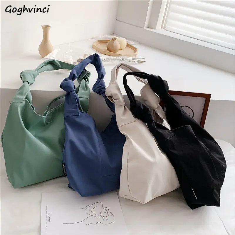 Nylon Large Capacity Shoulder Bag Women Tote Handbag Harajuku Style